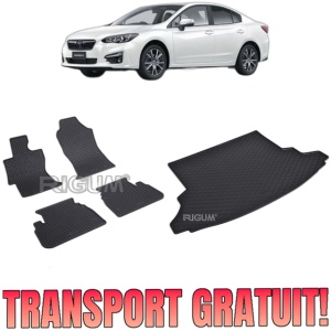 Set Covorase Auto Si Tavita Portbagaj SUBARU IMPREZA V din 09.2017 - 2023, caroserie sedan,