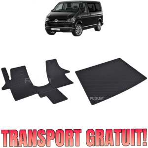 Set Covorase Auto Si Tavita Portbagaj VOLKSWAGEN T6 .1 CARAVELLE din 2019 - 2026, caroserie van, AMPATAMENT L2