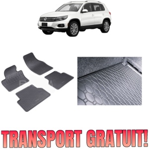 Set Covorase Auto Si Tavita Portbagaj VOLKSWAGEN TIGUAN I din 07.2007 - 04.2016, caroserie suv,