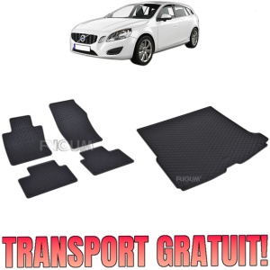 Set Covorase Auto Si Tavita Portbagaj VOLVO V 60 II din 07.2018 - 2026, caroserie combi,