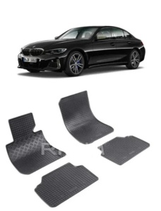 Set covorase BMW Seria 3 E90 Sedan 03.2005 - 12.2011 si 4 stickere rotunde BMW accesorii pentru autoturismul tau - masina v4923