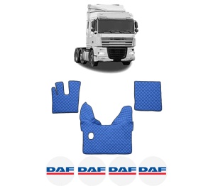 Set covorase Camion Tir DAF XF 105 din 2005-2013, Auto, 4x Stickere auto cu DAF