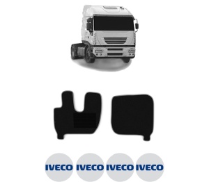 Set covorase Camion Tir Iveco STRALIS I din 2002-2013, Auto, 4x Stickere auto cu Iveco