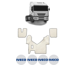 Set covorase Camion Tir Iveco STRALIS I din 2002-2013, Auto, 4x Stickere auto cu Iveco
