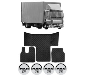 Set covorase Camion Tir MAN TGL I din 2004-2022, Auto, 4x Stickere auto cu MAN