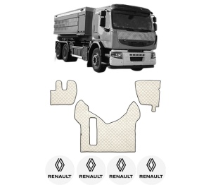 Set covorase Camion Tir RENAULT TRUCKS PREMIUM 2 din 2005-2009, Auto, 4x Stickere auto cu RENAULT TRUCKS