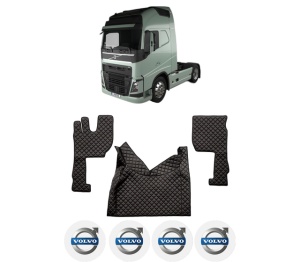 Set covorase Camion Tir VOLVO FH II din 2012-2017, Auto, 4x Stickere auto cu VOLVO