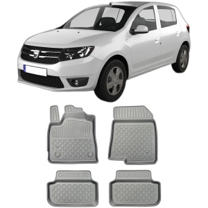 Set covorase DACIA SANDERO III, din 01.2021 - Prezent, covorase tavita, caroserie HATCHBACK, compatibile cu autoturismul DACIA SANDERO III, ARISTAR - Img 2
