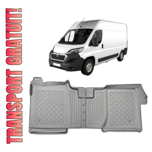 Set covorase FIAT DUCATO III, din 2006 - Prezent, covorase tavita, caroserie VAN 2-3 LOCURI, ampatament scurt, mediu si lung, inclusiv facelift, compatibile cu autoturismul FIAT DUCATO III, ARISTAR