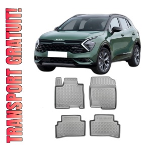Set covorase KIA SPORTAGE MHEV, din 2022 - Prezent, covorase tavita, caroserie SUV NU CORESPUNDE PENTRU HEV si PHEV, compatibile cu autoturismul KIA SPORTAGE MHEV, ARISTAR