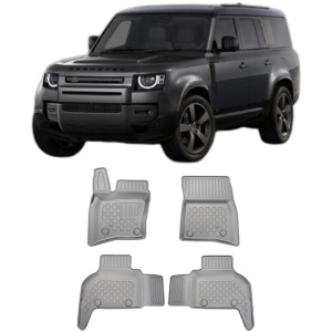 Set covorase LAND ROVER DEFENDER 130, din 01.2020 - Prezent, covorase tavita, caroserie SUV 7 LOCURI, fara rand 3, compatibile cu autoturismul LAND ROVER DEFENDER 130, ARISTAR - Img 2