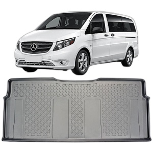 Set covorase MERCEDES VITO E W447, din 11.2020 - Prezent, covorase tavita, caroserie VAN ampatament extra lung, rand 2, compatibile cu autoturismul MERCEDES VITO E W447, ARISTAR - Img 2