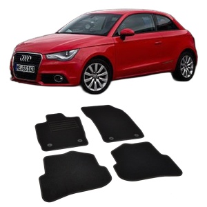 Set covorase mocheta Audi A1 8X 2010-2018, din mocheta, compatibile cu autoturismul Audi A1 8X - Img 2