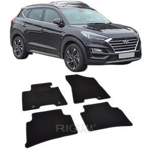 Set covorase mocheta Hyundai Tucson 2 (TL), 2015-2020, din mocheta, compatibile cu autoturismul Hyundai Tucson 2 (TL) - Img 2
