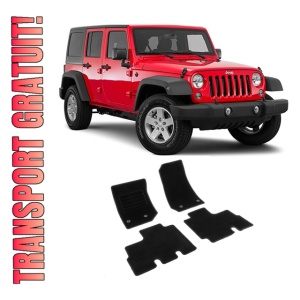 Set covorase mocheta Jeep Wrangler 3 (JK), 2006-2018, din mocheta, compatibile cu autoturismul Jeep Wrangler 3 (JK)