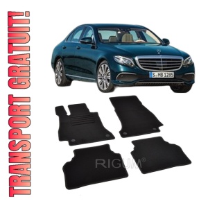 Set covorase mocheta Mercedes-Benz E Klasse (W213) 2016-prezent, din mocheta, compatibile cu autoturismul Mercedes Benz E Klasse (W213)