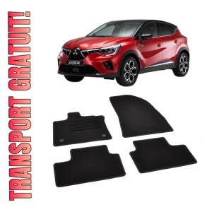 Set covorase mocheta Mitsubishi ASX 2 / ASX Hybrid 2023-prezent, din mocheta, compatibile cu autoturismul Mitsubishi ASX 2 / ASX Hybrid