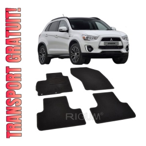 Set covorase mocheta Mitsubishi ASX 2010-2023, din mocheta, compatibile cu autoturismul Mitsubishi ASX