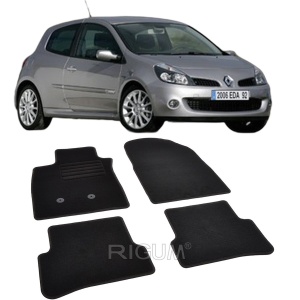 Set covorase mocheta Renault Clio 3, 2005-2014, din mocheta, compatibile cu autoturismul Renault Clio 3 - Img 2