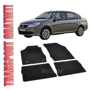 Set covorase mocheta Renault Thalia 2 / Renault Symbol 2, 2009-prezent, din mocheta, compatibile cu autoturismul Renault Thalia 2 / Renault Symbol 2