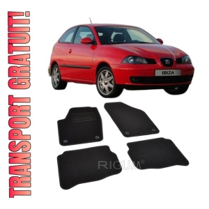 Set covorase mocheta Seat Ibiza 3 (6L) 2002-2008, din mocheta, compatibile cu autoturismul Seat Ibiza 3 (6L)