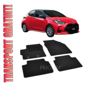 Set covorase mocheta Toyota Yaris 4 / Yaris Hybrid (XP210), 2020-prezent, din mocheta, compatibile cu autoturismul Toyota Yaris 4 / Yaris Hybrid (XP210)