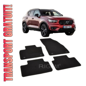 Set covorase mocheta Volvo XC40, 2018-prezent, din mocheta, compatibile cu autoturismul Volvo XC40