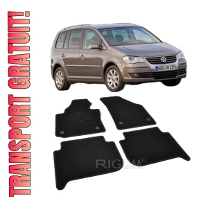 Set covorase mocheta VW Touran 1 (1T/GP/GP2), 2003-2015, din mocheta, compatibile cu autoturismul VW Touran 1 (1T/GP/GP2)