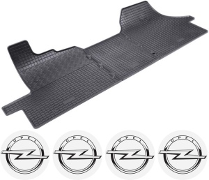 Set covorase Opel Movano C Van 2022 - prezent si 4 stickere rotunde Opel accesorii pentru autoturismul tau - masina v4547