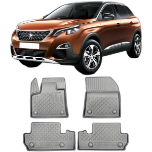 Set covorase PEUGEOT 3008 II, din 11.2016 - 11.2023, covorase tavita, caroserie SUV inclusiv FACELIFT, NU CORESPUNDE PENTRU HYBRID si HYBRID4, CU siSTEM FOCAL HI-FI, compatibile cu autoturismul PEUGEOT 3008 II, ARISTAR - Img 2