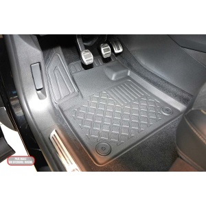 Set covorase PEUGEOT 3008 II, din 11.2016 - 11.2023, covorase tavita, caroserie SUV inclusiv FACELIFT, fara siSTEM FOCAL HI-FI, compatibile cu autoturismul PEUGEOT 3008 II, ARISTAR - Img 5
