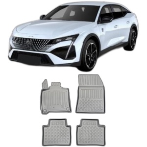 Set covorase PEUGEOT 408 HYBRID (MHEV) din 02.2023- Prezent, covorase tavita, caroserie SUV, compatibile cu autoturismul PEUGEOT 408 HYBRID (MHEV), ARISTAR - Img 2