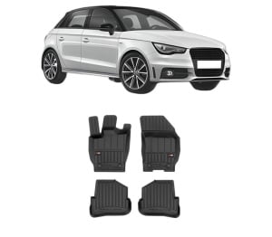 Set covorase presuri AUDI A1 Sportback (8XA, 8XF) din 2011-2018, auto, din cauciuc thermoplastic, AUDI - Img 2