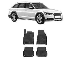 Set covorase presuri AUDI A6 Allroad C7 (4GH, 4GJ) din 2012-2018, auto, din cauciuc thermoplastic, AUDI - Img 2