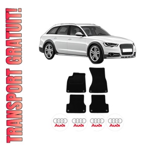 Set Covorase Presuri AUDI A6 Allroad C7 (4GH, 4GJ) din 2012-2018, Auto, Material Textil Mocheta, AUDI