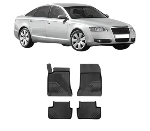 Set covorase presuri AUDI A6 C6 (4F2) din 2004-2011, auto, din cauciuc thermoplastic, AUDI - Img 2