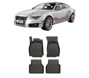 Set covorase presuri AUDI A7 Sportback (4KA) din 2017-2023, auto, din cauciuc thermoplastic, AUDI - Img 2
