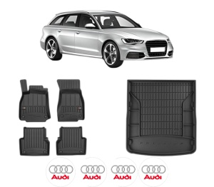 Set Covorase Presuri Auto Si Tavita Portbagaj AUDI A6 C7 Avant (4G5, 4GD) din 2011-2018 AUDI - Img 2