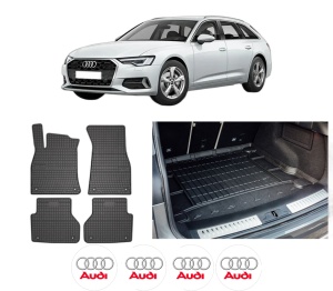 Set Covorase Presuri Auto Si Tavita Portbagaj AUDI A6 C8 (4A2) din 2018-2021 AUDI - Img 2