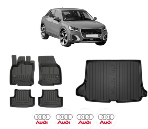 Set Covorase Presuri Auto Si Tavita Portbagaj AUDI Q2 din 2016-2020 AUDI - Img 2