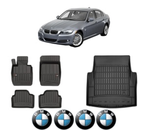 Set Covorase Presuri Auto Si Tavita Portbagaj BMW Seria 3 (E90) din 2004-2011 BMW - Img 2
