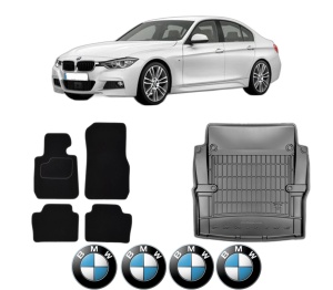 Set Covorase Presuri Auto Si Tavita Portbagaj BMW Seria 3 (F30, F80) din 2011-2018 BMW - Img 2