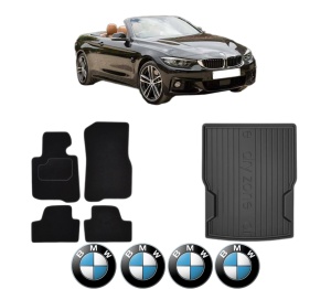 Set Covorase Presuri Auto Si Tavita Portbagaj BMW Seria 4 Convertible (F33, F83) din 2013-2020 BMW - Img 2