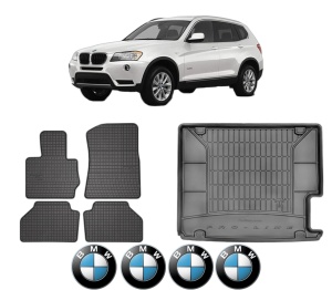 Set Covorase Presuri Auto Si Tavita Portbagaj BMW Seria X3 (F25) din 2010-2017 BMW - Img 2