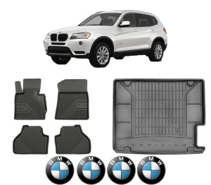 Set Covorase Presuri Auto Si Tavita Portbagaj BMW Seria X3 (F25) din 2010-2017 BMW - Img 2
