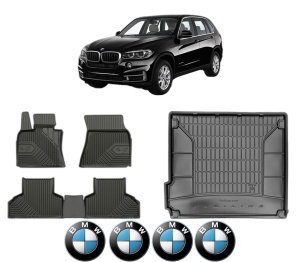 Set Covorase Presuri Auto Si Tavita Portbagaj BMW Seria X5 (F15, F85) din 2013-2018 BMW - Img 2