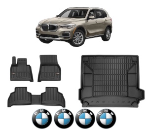 Set Covorase Presuri Auto Si Tavita Portbagaj BMW Seria X5 (G05, F95) din 2018-2023 BMW - Img 2