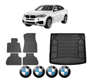 Set Covorase Presuri Auto Si Tavita Portbagaj BMW Seria X6 (F16, F86) din 2014-2019 BMW - Img 2