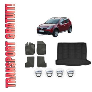 Set Covorase Presuri Auto Si Tavita Portbagaj DACIA SANDERO din 2008-2020 DACIA