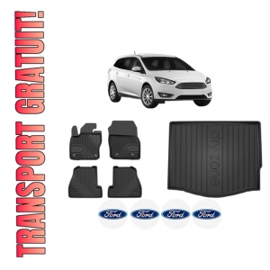 Set Covorase Presuri Auto Si Tavita Portbagaj FORD FOCUS III Estate Van din 2012-2020 FORD